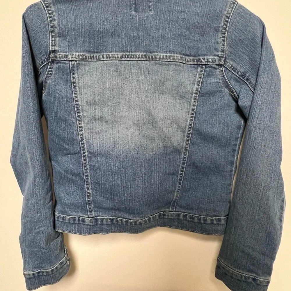 CHILDREN’S PLACE GEMINI GIRLS DENIM WASH JACKET. SIZE XL (14)